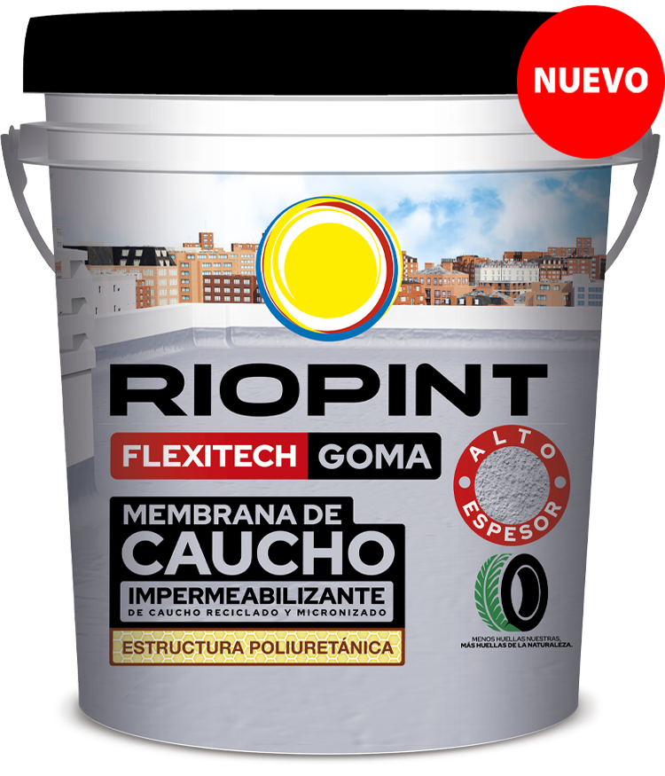 FLEXITECH Membrana Impermeabilizante de Caucho Reciclado y Micronizado